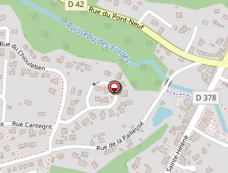 Carte de La Maestria à Castets