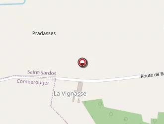 Carte de Boulodrome à Saint-sardos