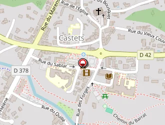 Carte de Mc Donalds Diamase à Castets