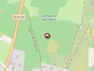 Carte de Daudet Electricité à Crespian