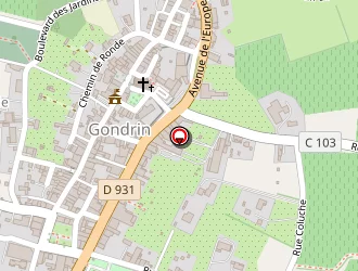 Carte de Ailloud Thomas à Gondrin