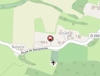 Carte de Belliette à Cazaubon