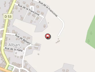 Carte de Spar à Alban