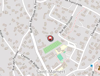 Carte de Le Planas à Saint-mamert-du-gard