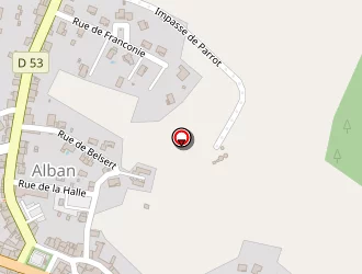 Carte de Aux Ciseaux De Vir à Alban