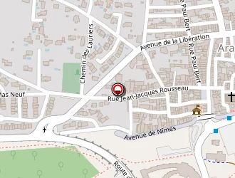 Carte de Collège Henri Pitot à Aramon