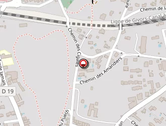 Carte de Edouard Petit à Aramon