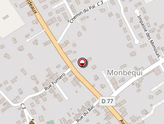 Carte de A La Reine à Monbéqui