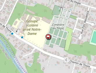 Carte de Ogec Groupe Scolaire Notre Dame à Mont-de-marsan