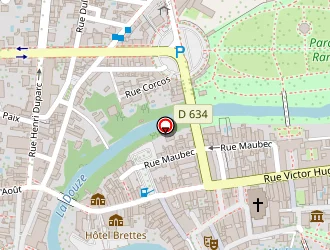 Carte de L'institut à Mont-de-marsan