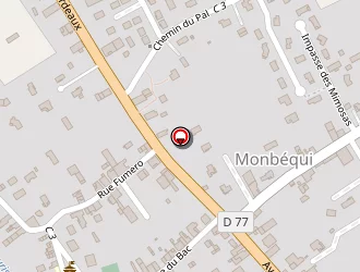 Carte de L'oasis à Monbéqui