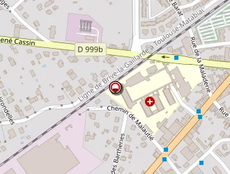 Carte de Station Esso à Gaillac