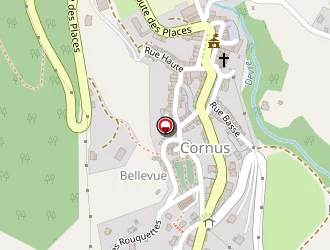 Carte de Conseil Général à Cornus