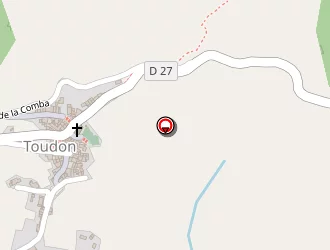 Carte de Ecole De Toudon à Toudon