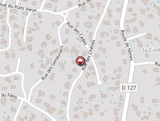 Carte de La Poste à Poulx