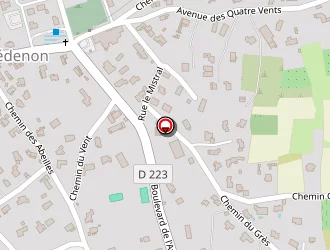 Carte de Ledenon Taxi à Lédenon