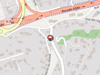 Carte de Bert Viviane à Albi