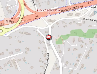 Carte de Bages Estadieu à Albi