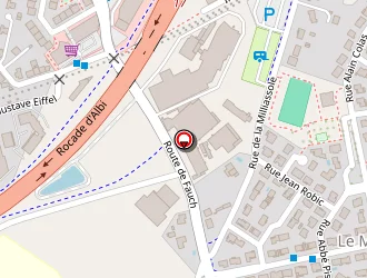 Carte de Ragt à Albi