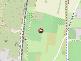 Carte de Gard Risques Environnement à Sernhac