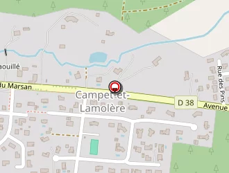 Carte de Mairie à Campet-et-lamolère