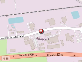 Carte de Escaffre Production à Terssac