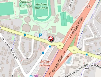 Carte de L'orange Bleue à Albi