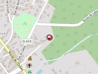 Carte de Hotel Du Centre à Linxe