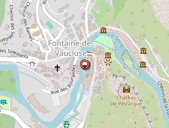 Carte de Soleva à Fontaine-de-vaucluse