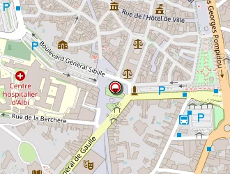 Carte de Philippe Henri à Albi