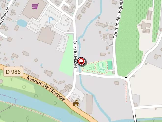 Carte de Aux Trois Arches à Laroque