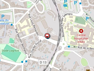 Carte de Ehrmann à Albi