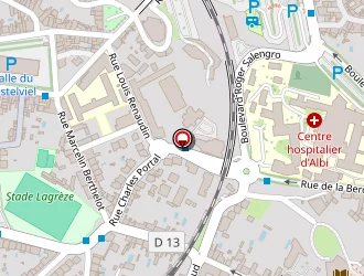 Carte de Dirso Service D'ingénierie Des Routes Albi (direction Interdép Routes Sud Ouest) à Albi