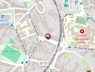 Carte de Rocher Sébastien à Albi