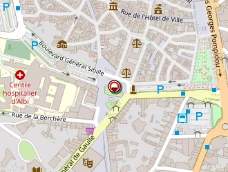 Carte de Jolicourbe à Albi