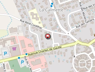 Carte de La Poste à Calmette (la)