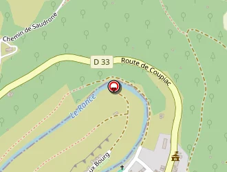 Carte de Café Du Centre à Coupiac