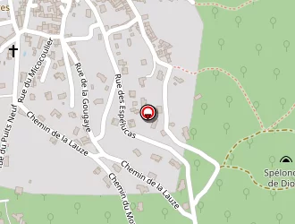 Carte de Le Mas Des Vignes à Dions