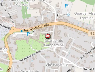 Carte de Aire De Beauté à Lectoure