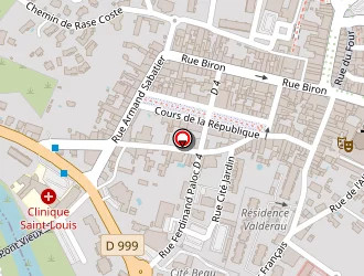 Carte de Au Jardin Fleuri à Ganges