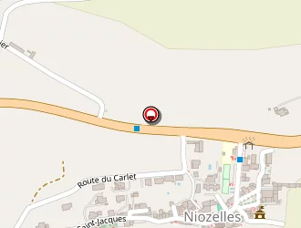 Carte de Domaine Des Sources à Niozelles