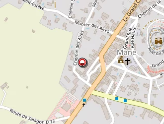 Carte de Salle Polyvalente à Mane