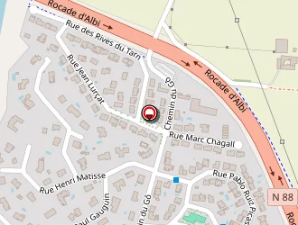 Carte de Aleixo Julie à Albi