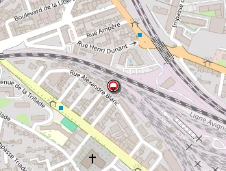 Carte de Hotel Saint George 84 à Avignon