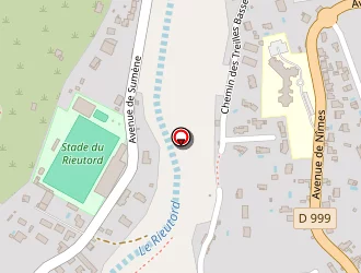 Carte de Le Mas Carrière à Ganges