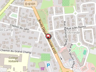 Carte de Collège Voltaire à Remoulins