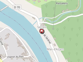 Carte de Solufer (ets) à Saint-juéry