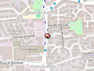 Carte de Bordet (ets) à Avignon