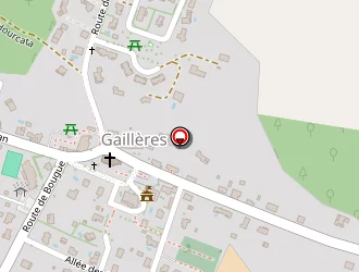 Carte de Suiffet Noël à Gaillères