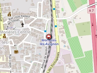 Carte de Vallis Clausa Robert à Morières-lès-avignon